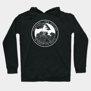 Auckland Map Hoodie